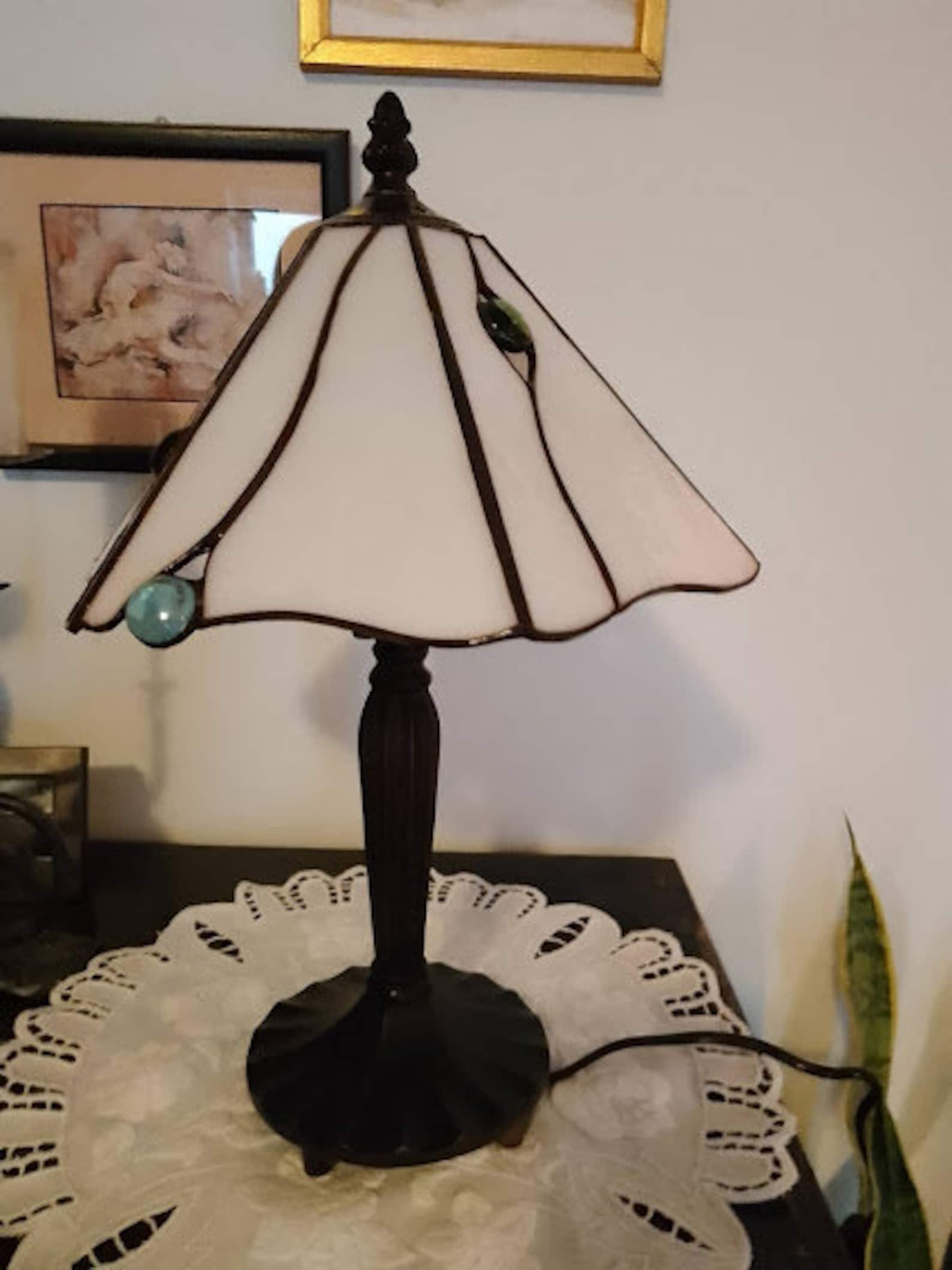 Minimal Design Stained Glass Lamp Shade Pattern Tiffany Lamp - Etsy