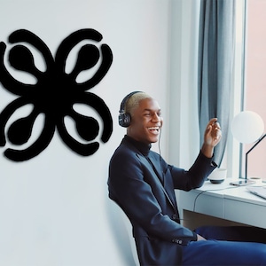 Bese Saka Adinkra Símbolo Decoración de pared de madera: Arte Kente africano