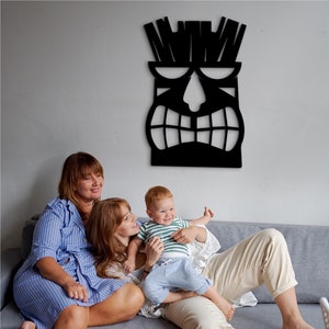Hawaiian Tiki Mask Wall Decor: Wooden Tiki Man Shades Totem