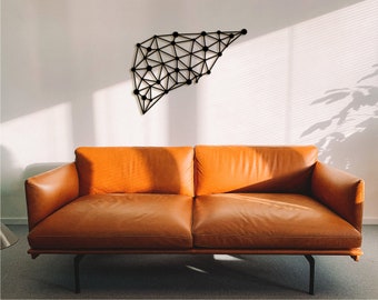 Arte hepático 3D: Decoración de madera para clínica de gastroenterología