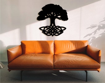 Arte mural de madera de Buda: decoración de chakras y yoga, decoración de pared espiritual