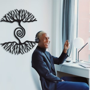 As Above So Below Tree: Celtic Wood Wall Art Decor