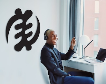 Gye Nyame Symbol Wall Art: Adinkra Ghana Decor
