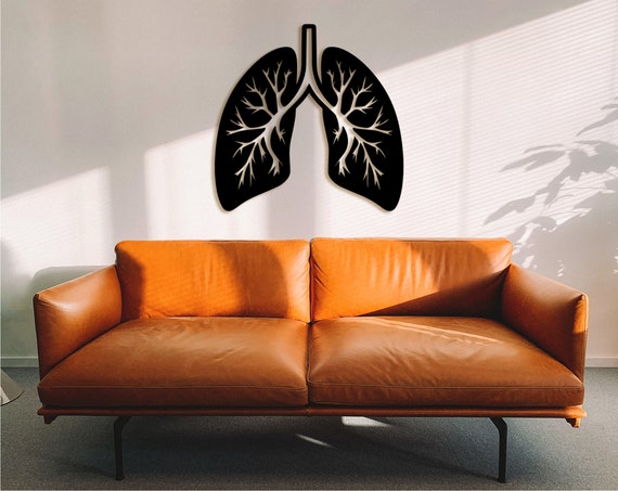 3D Lungs Wall Decor: Medical Office Art, Healthcare Gift
