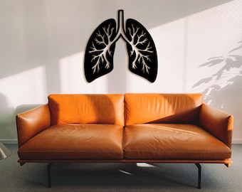 3D Lungs Wall Decor: Medical Office Art, Healthcare Gift