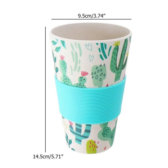 PRETTY IN PINK Bamboo Fibre Travel Mug Eco Friendly Bamboo 