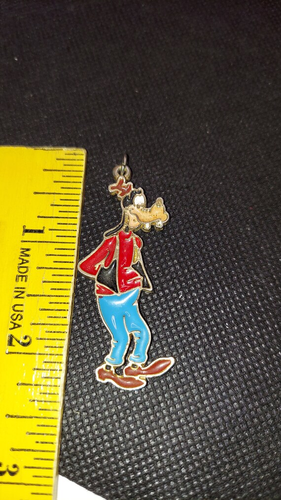 Vintage 1960s Walt Disney Goofy Charm Zipper Pull… - image 5