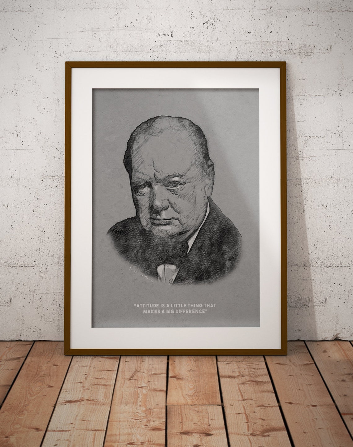 Winston Churchill Winston Churchill Art Print Wall Art | Etsy