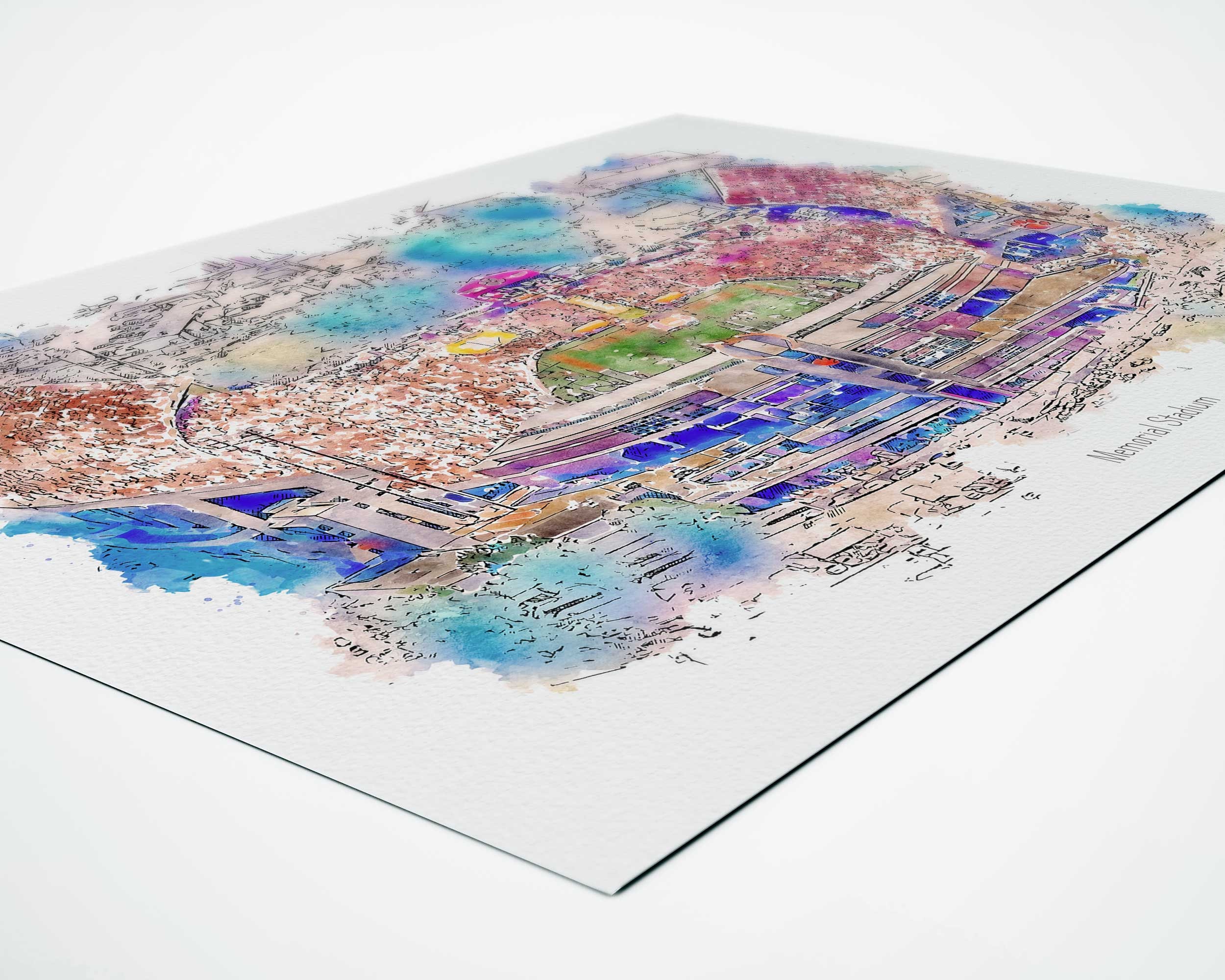 Clemson Tigers Fußball Memorial Stadium Druck Clemson | Etsy