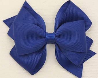 Century Blue Navy Hair Bow | School Navy Hair Bow | 8 Styles to Choose | Back to School Hair Bow | Toddler Hair Bow | Hair Bows for Girls