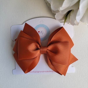 WÄHLEN SIE IHREN STIL Haarschleife, Kupfer-Haarschleife, einfarbige Haarschleife, Herbst-Haarschleife, Mädchen-Haarschleife, Kleinkind-Haarschleife, Baby-Haarschleife, Haarschleifen