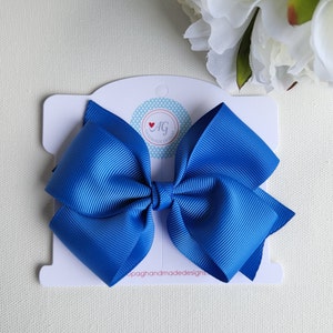 WÄHLEN SIE IHREN STIL Haarschleifen, klassische blaue Haarschleife, einfarbige Haarschleife, Haarschleifen für Mädchen, Kleinkind-Haarschleife, Mädchen-Haarschleifen, Babyschleifen
