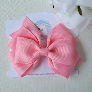 CHOOSE YOUR STYLE Hair Bows, Pink Hair Bow, Solid Color Hair Bow, Hair Bows for Girls, Toddler Hair Bow, Girls Hair Bows, Baby Bows