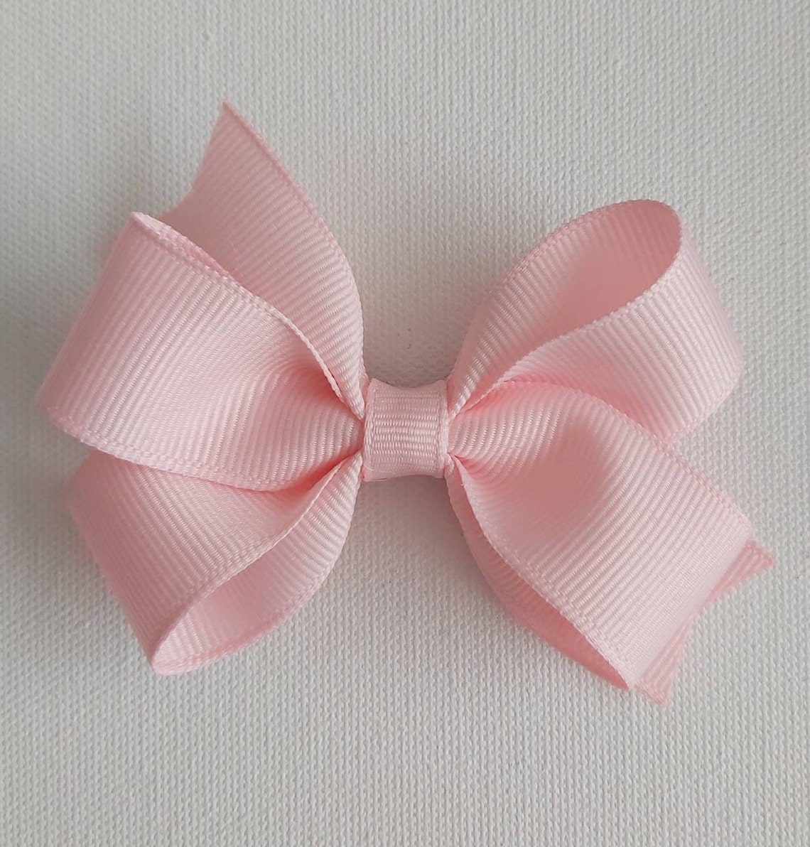 Baby Pink Hair Bow Mini Hair Bow Baby Hair Bow 3 Inch Hair Etsy