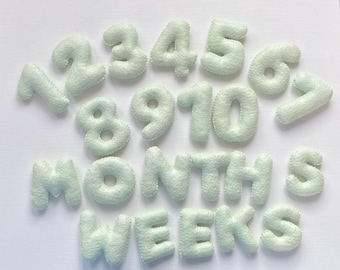 Baby Milestone Gift Set: Photo Numbers, Weeks, Months