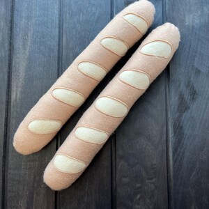Felt French Baguette Play Food Toy for Kids
