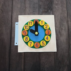 felt clock quiet page
