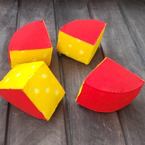 Felt Cheese Head: Pretend Play Food
