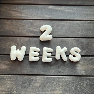 Baby Milestones Gift Set for Expecting Mom - Baby Girl or Boy Milestone - Baby Milestones Set - Baby Photo Numbers - Baby Shower Gift image 10