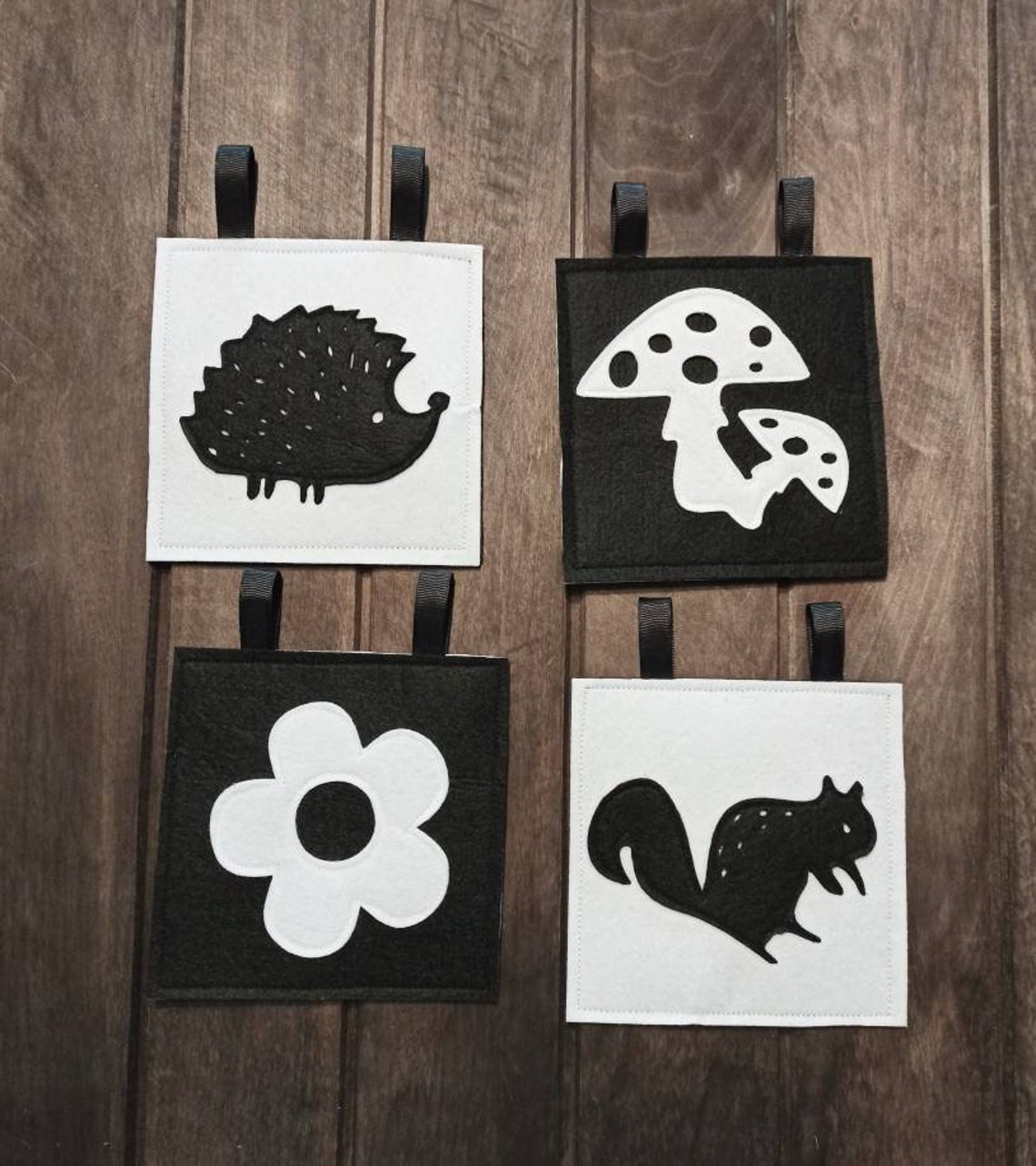 Black and White Flash Cards for Baby High Contrast Cards Etsy