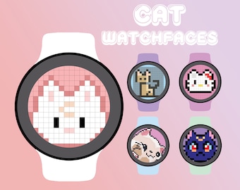 Cute Cats moving watch-faces for samsung watch