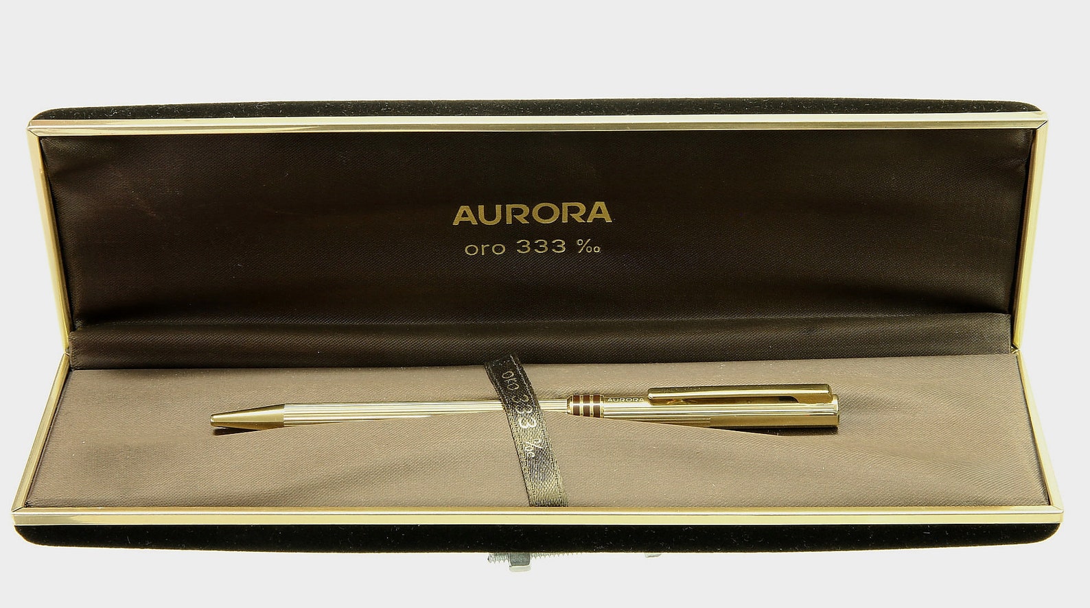 Vintage ballpoint pen AURORA gold 333 mod.340 Etsy