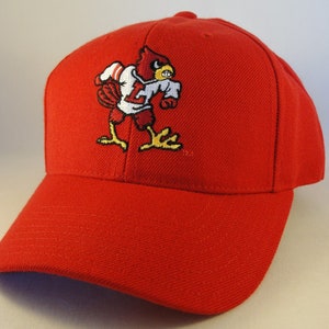 Vintage University of Louisville Cardinals Snapback Hat OSFA 