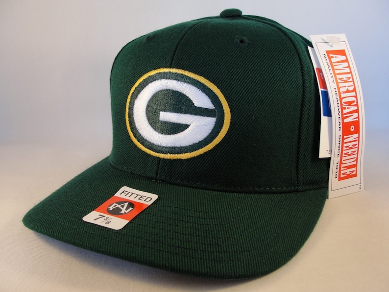 Green Bay Packers NFL Vintage Fitted Hat Cap Size 7 3/8 - Etsy