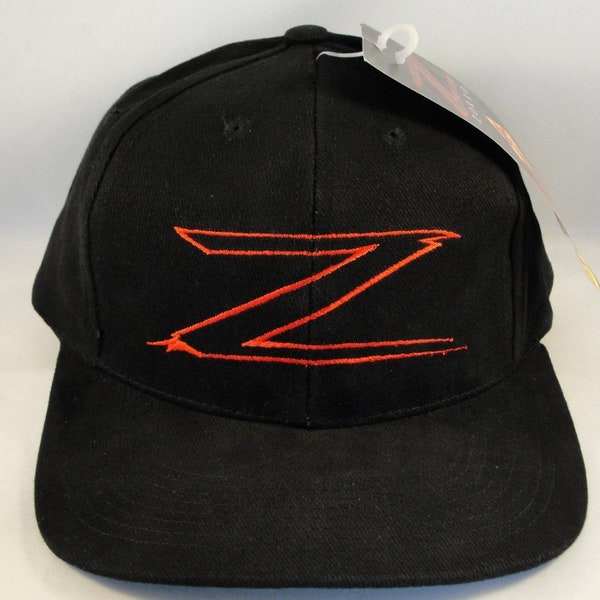 Zorro Z Vintage Snapback Hat Cap new with tags