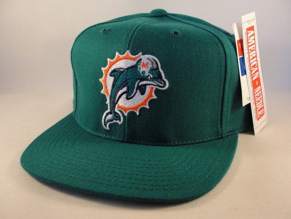 Miami Dolphins NFL Vintage Snapback Hat Cap American Needle Teal