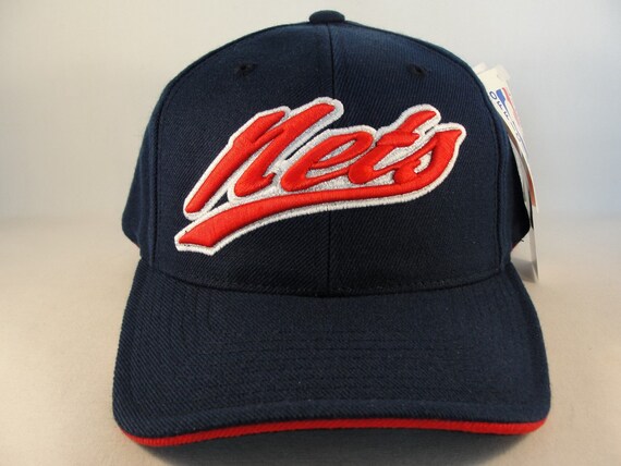 New Jersey Nets NBA Vintage Adjustable Strap Hat … - image 2