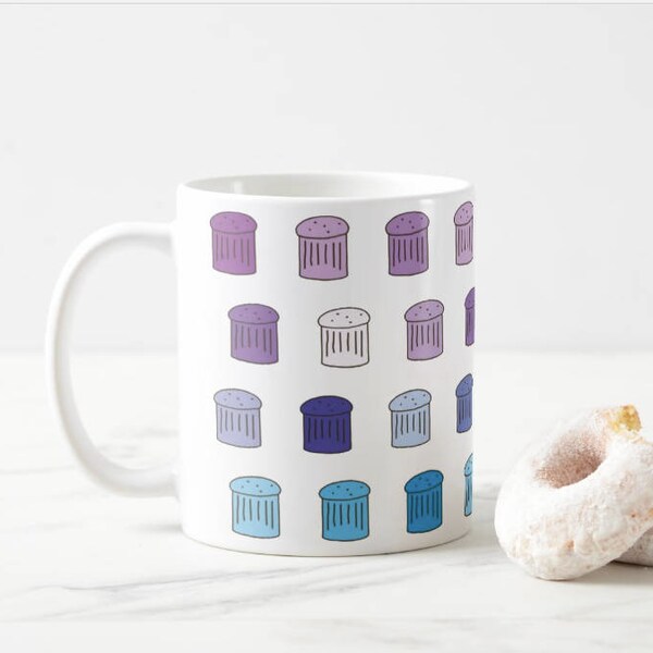 Pantone Panettone Mug - Blue / Purple