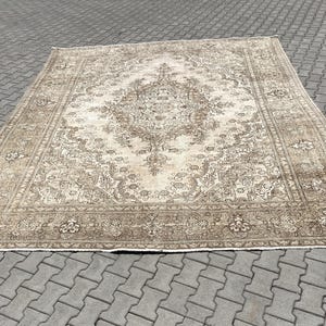 10.7x13.5 ft,Turkish rug,Oushak oversize rug,Vintage rug,Turkish oversize rug,Oushak rug,Turkish oversize rug,11x13 rug,Oversize wool rug,