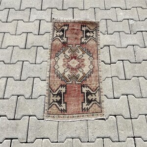 Turkish rug,Oushak rug,Vintage rug,Handmade rug,Anatolian rug,Turkish vintage rug,Vintage turkish rug,Door mat rug,Bath mat rug,Small runner