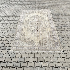 6.1 x 10.5 Ft, Turkish Rug, Oushak Rug, Vintage Rug, Handmade Rug, Handwoven Rug, Hand Knotted Rug, Bohemian Rug, Natural Rug, Turkish Rug,