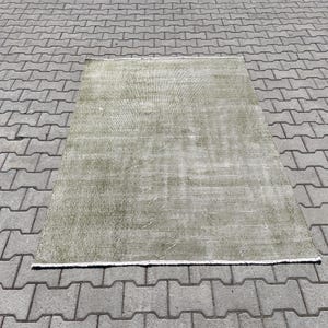 Green Turkish rug,Green Oushak rug,Green Vintage rug,Natural green rug,Anatolian green rug,Diningroom rug,Faded green rug,Turkish oushak rug