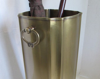 FINAL Close Out!! Solid Brass Umbrella Stand 20.5"H x 8.5"W