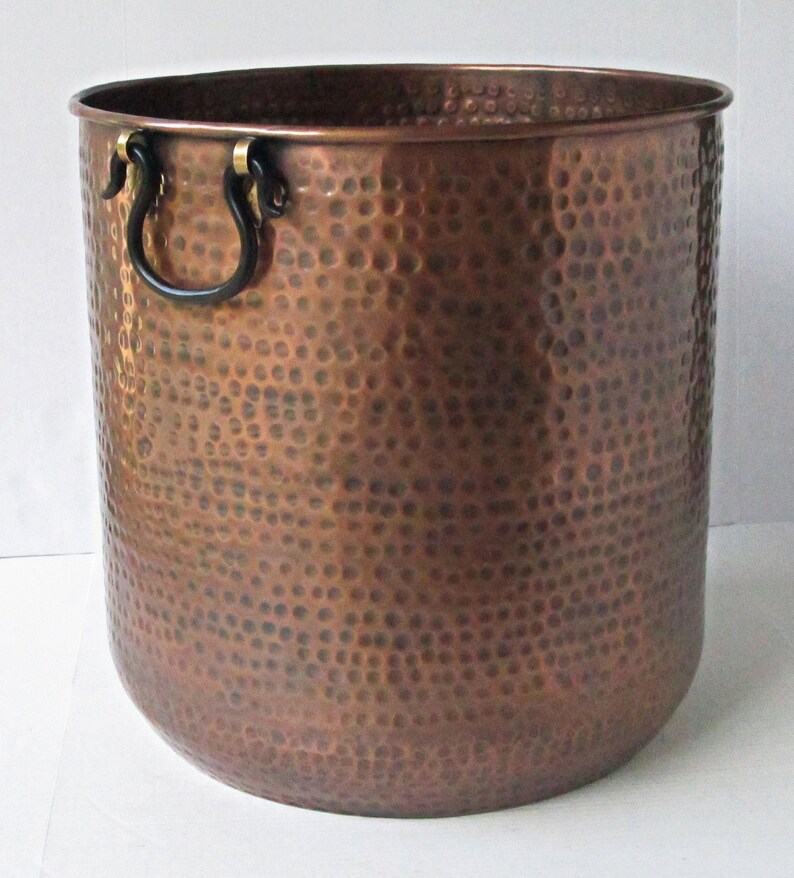 Extra Large Solid Copper Planter 18.25W x 18.75H Etsy.de