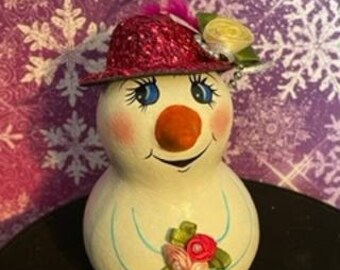 Snowman - Fancy Hat