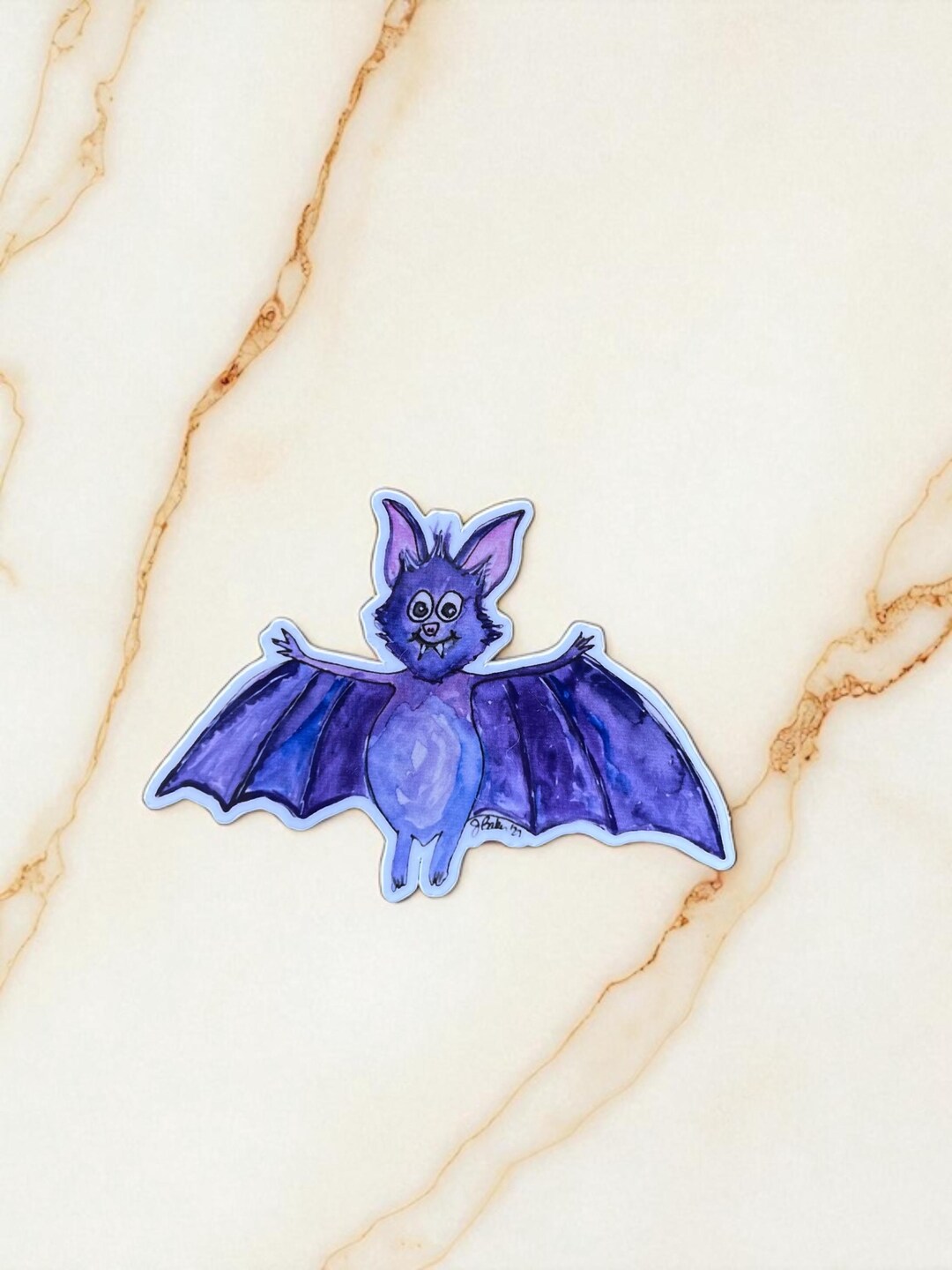 Cute Bat Sticker FREE SHIPPING - Etsy