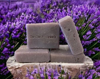 Lavender. Handcrafted soap