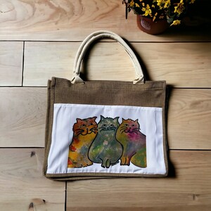 3 fat cats Tote Bag