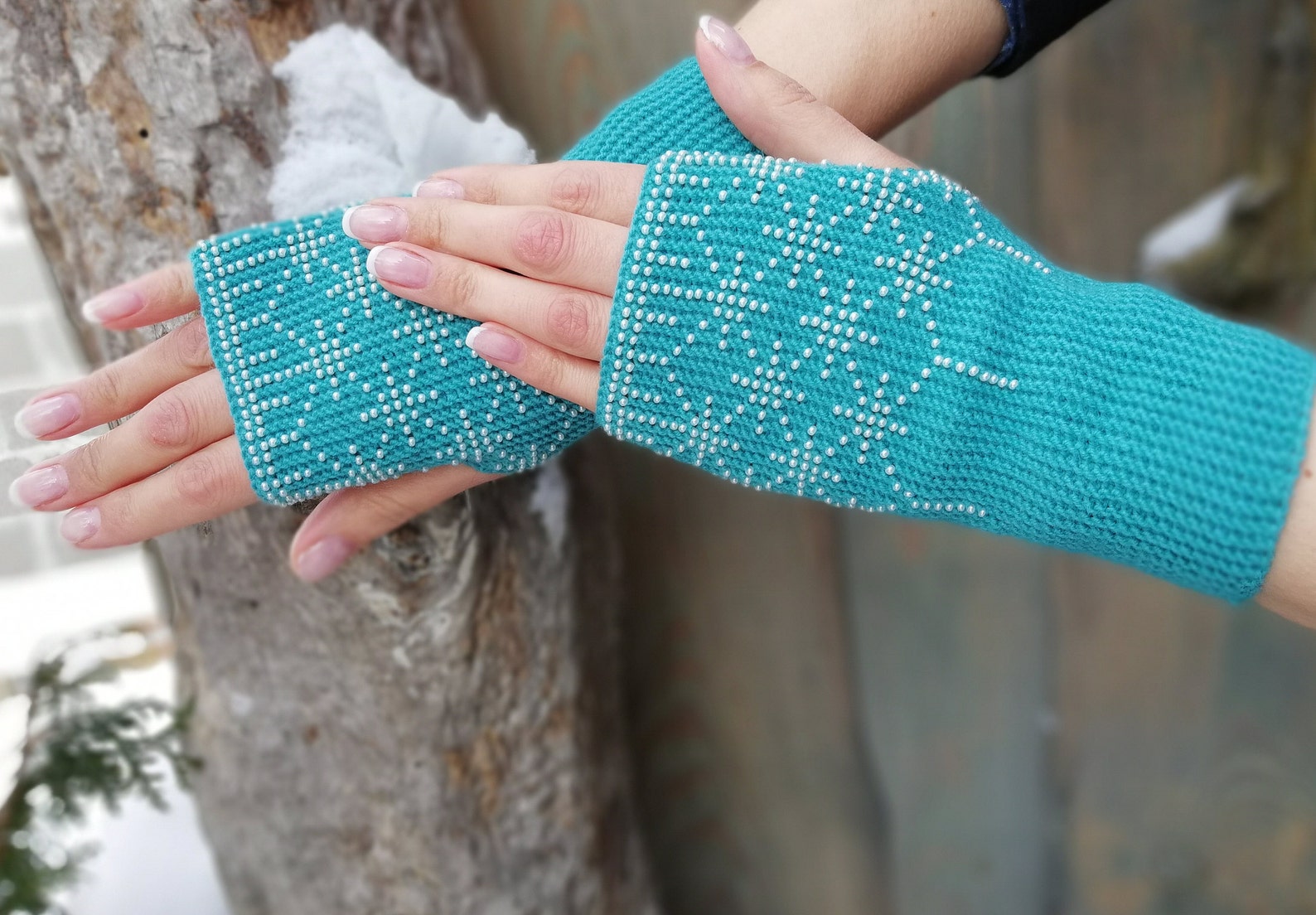 Handmade Wrist Warmers Adorable Beaded Wrist Warmers Etsy