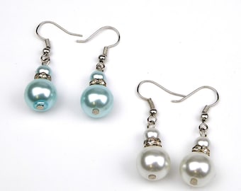 Pearl drop earring