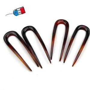 Set of 4 hairpins 8cm Made in France