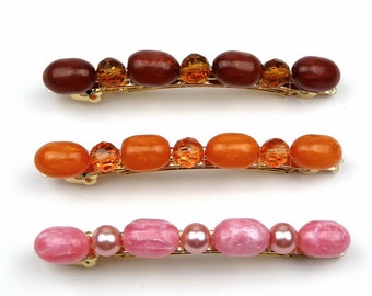 8cm pearl hair clip
