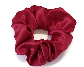 Gros chouchou élastique cheveux satin, accessoire cheveux