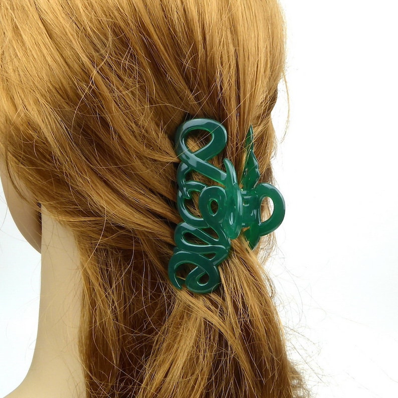 Haarspange Love Made in France 8,5 cm, Haarschmuck Made in France Bild 5