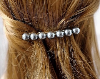 8.5cm pearl hair clip