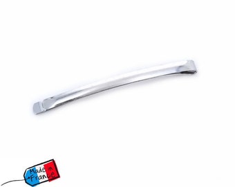 Set mit 4 Haarspangen aus Metall, hergestellt in Frankreich, 6 cm